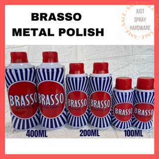 100 Ml BRASSO Metal Polish Copper Brass Chrome Stainless Cleaner Multi  Purpose for sale online