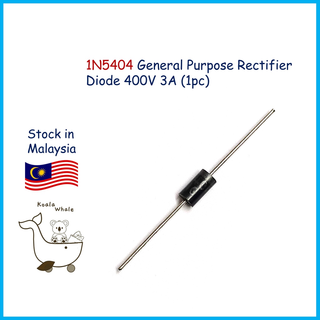 1N5404 IN5404 General Purpose Rectifier Diode 400V 3A (1pc) | Shopee ...
