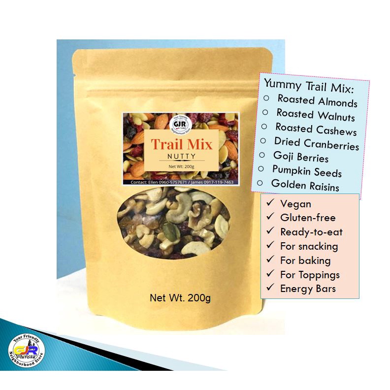 GJR Store Premium Quality Trail Mix Mixed Nuts and Dried Fruits Healthy ...