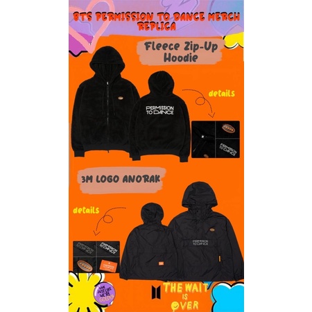 REPLIKA Replica BTS PERMISSION TO DANCE HOODIE & 3M Children