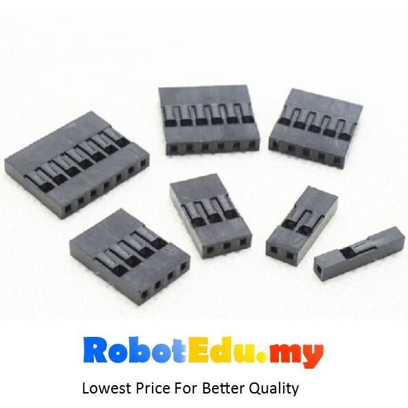 Jumper Dupont Wire Terminal Connector Housing 2.54mm 1P - 10P [5pcs]
