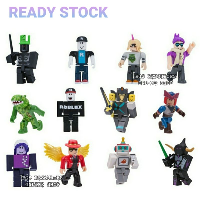 12PCS ROBLOX FIGURES ROBLOX TOYS RED HEADSTACK AZUREWRATH SHOULDER DEV ...