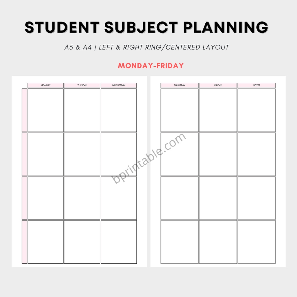 Student Journal Template Pdf