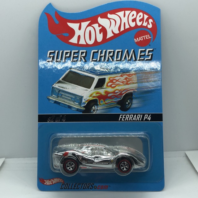 Ferrari P4 Super Chromes Hot Wheels | Shopee Malaysia
