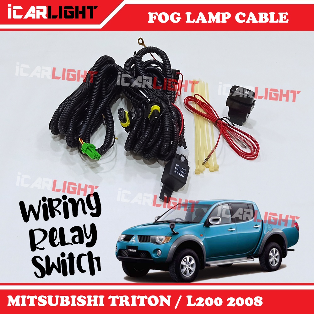 Mitsubishi Triton Fog Light Lamp Wiring Oem Fog Lamp Sport Light ...