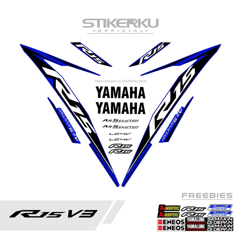 STRIPING STRIPING FOR YAMAHA R15 V3 YZF R15 STRIPING/ V3 SIMLPE/ R15 ...