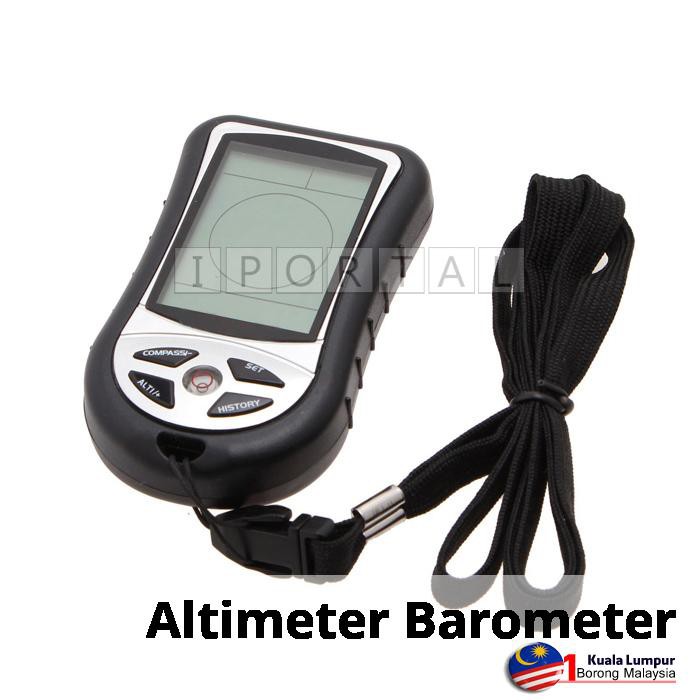 8 in 1 Digital Compass Altimeter Barometer Thermometer Moutain Hiking