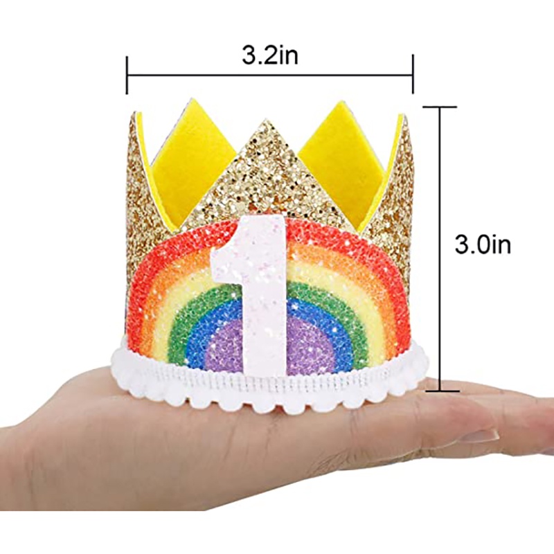Baby Princess Crown Birthday Hat Socub first birthday party hat for