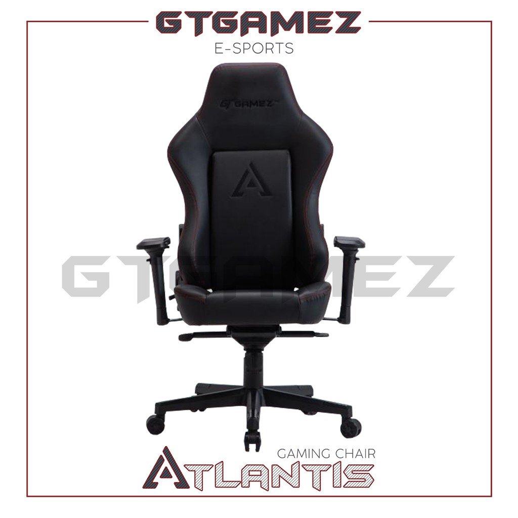 GTGAMEZ Atlantis Gaming Chair Racing Video Game Chair with Ergonomic Backrest and Seat Height Adjustment GMZ GC YG 736BK Shopee Malaysia