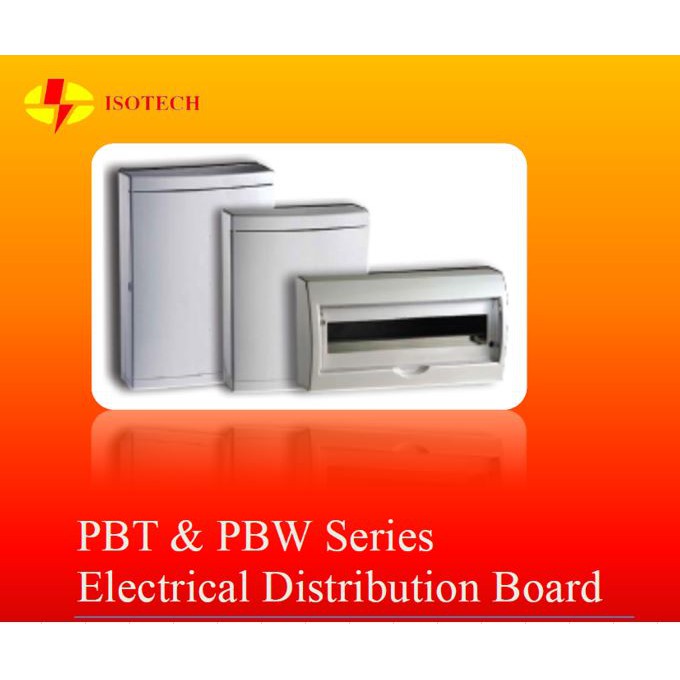ISOTECH ABS PVC db distribution board PBT PBW MCB TYPE | Shopee Malaysia