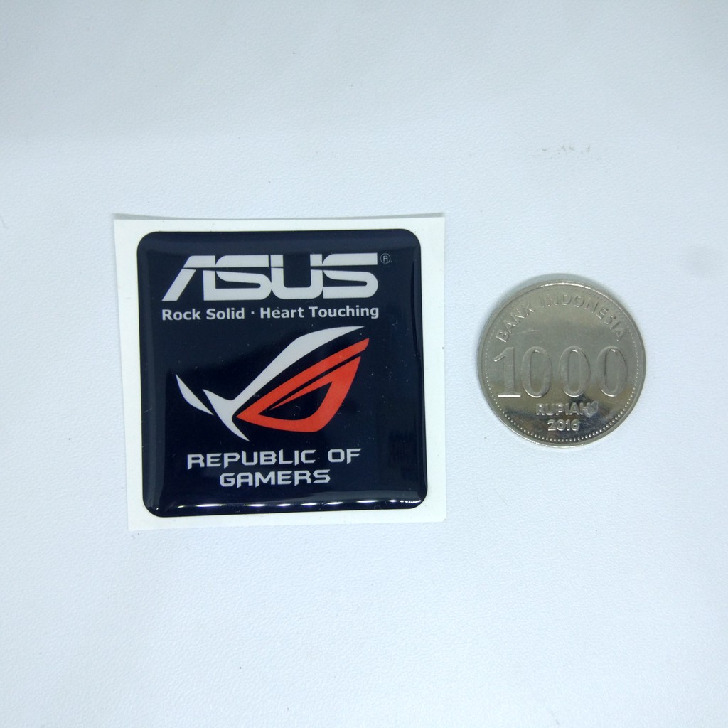 ASUS ROG Sticker Embossed Flexible Resin Emblem | Shopee Malaysia