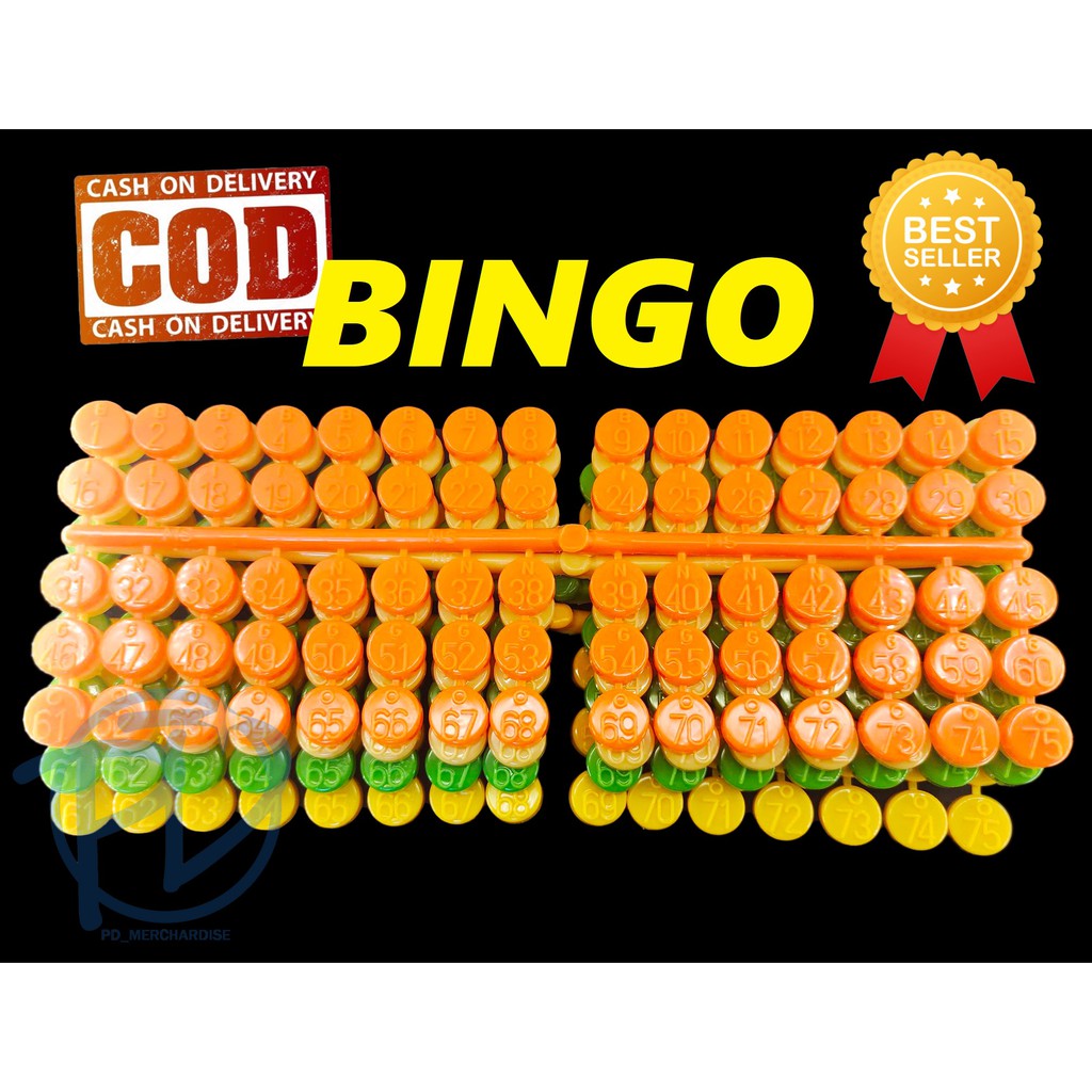 PD BINGO CHIPS BOLILYO BINGO NUMBER PLASTIC CHIPS BINGO PLAY FAMILY