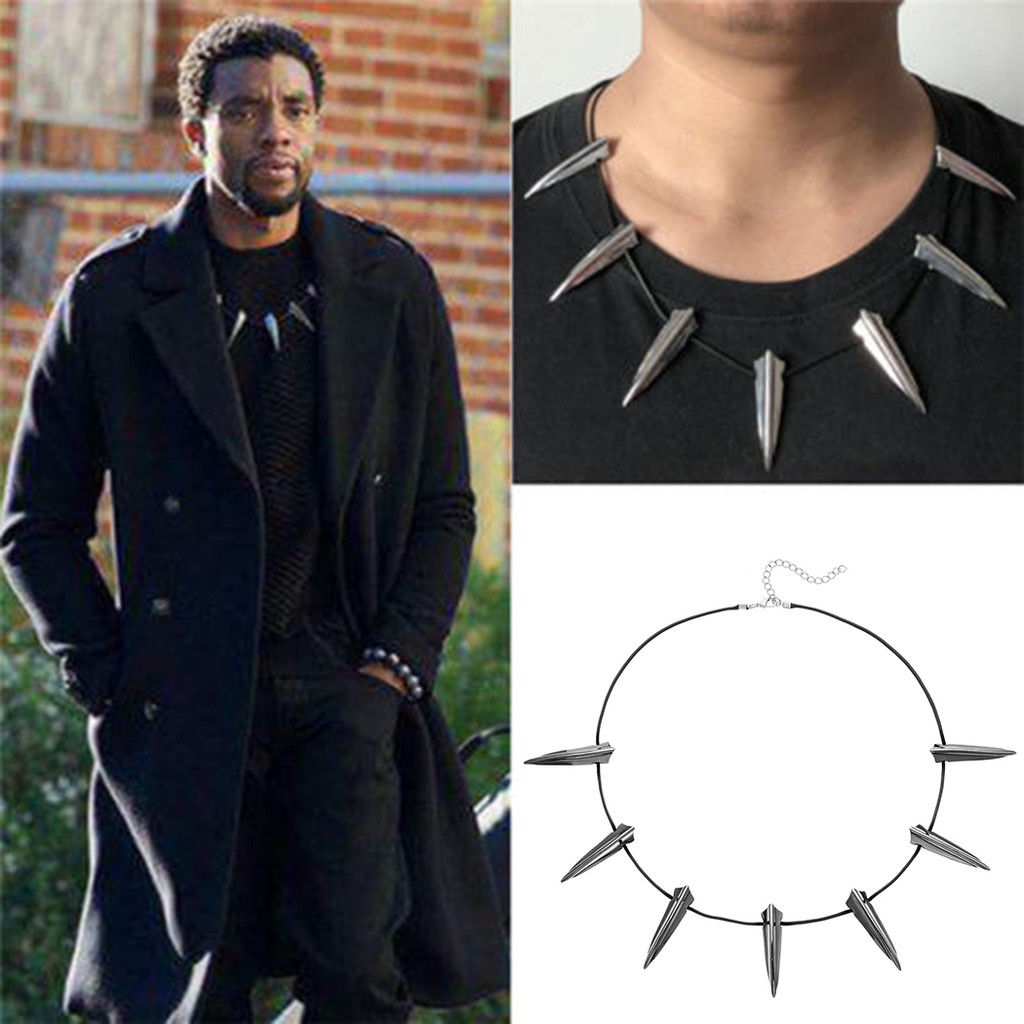 Black Panther Necklace Wakanda King T Challa Necklace Cosplay Costume Jewelry Shopee Malaysia