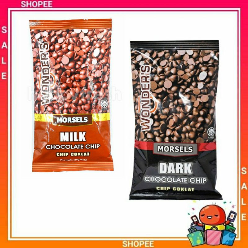Wonder's Morsel Chocolate Chips 300g (Milk Choc/Dark Choc) Shopee