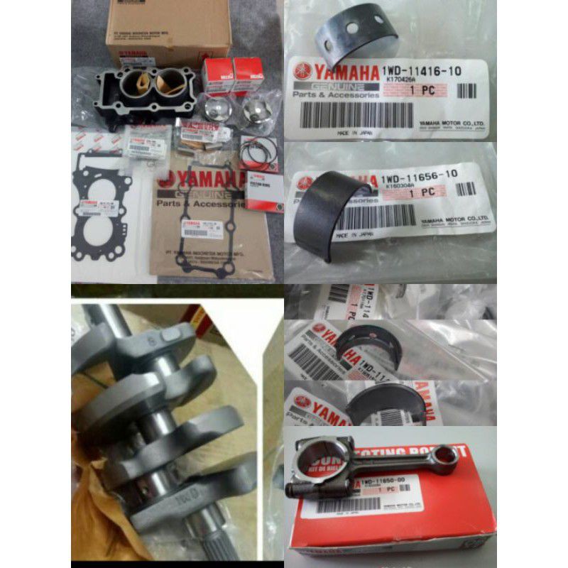 R25 YZR-R25 MT25 R250 OVERHALL SET ORIGINAL100%YAMAHA CRANK KIT CON ROD ...
