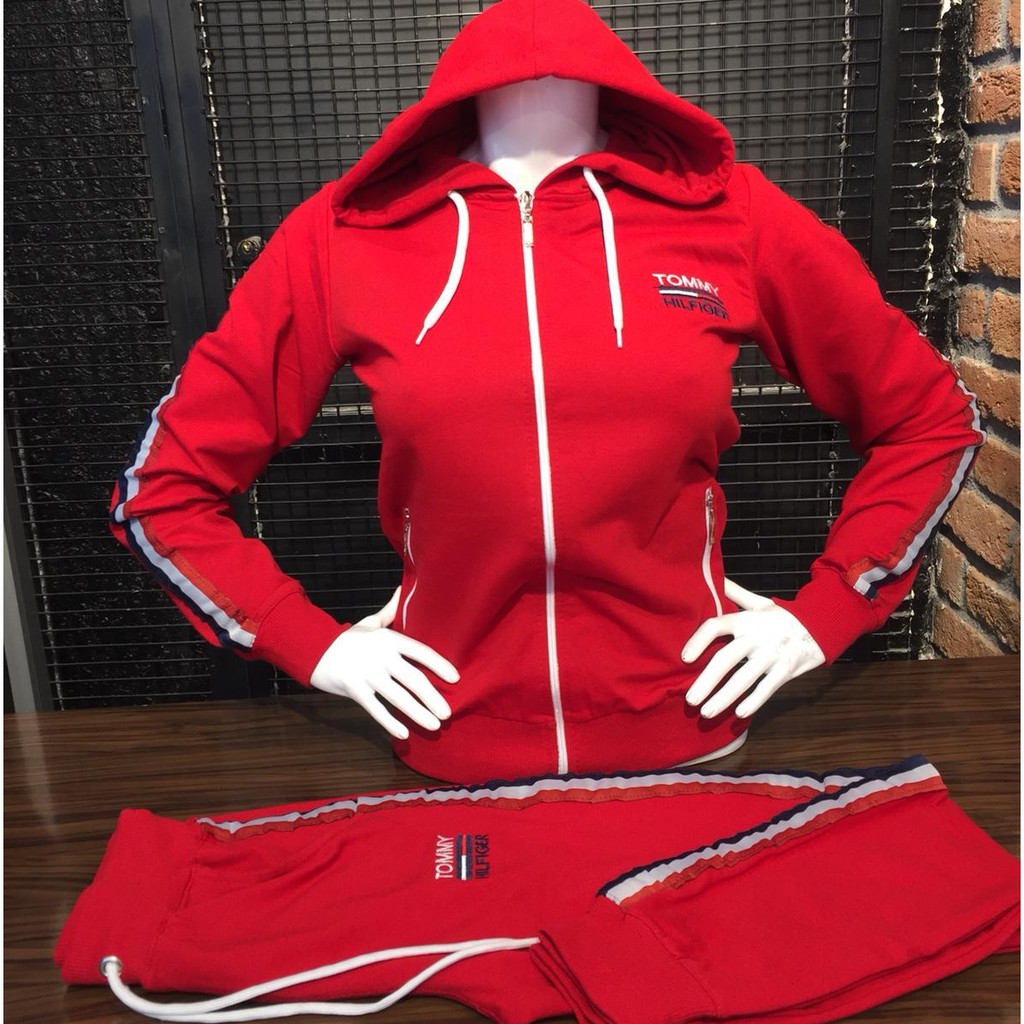 Jacket Tommy Hilfiger Sweat Suits Womens Buatan Turki Women Zipper