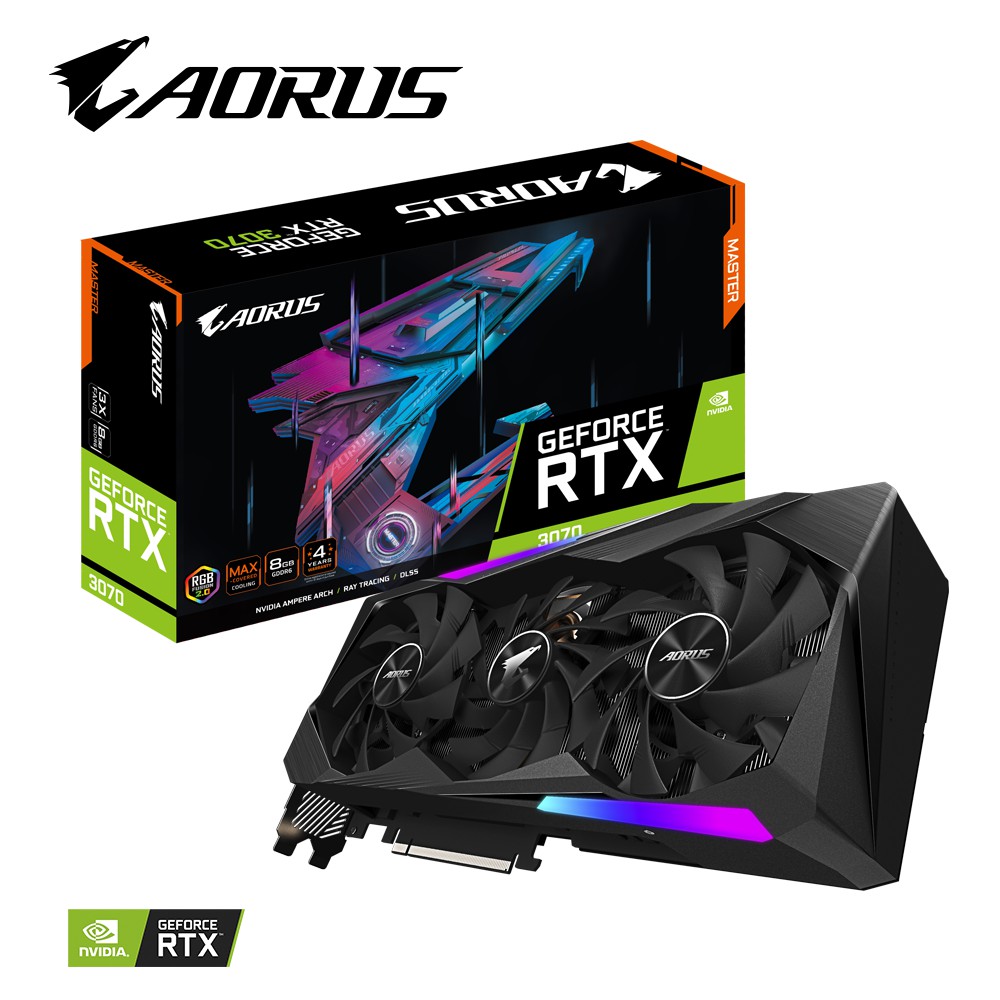 AORUS GeForce RTX3070TI 箱あり 即日発送 AORUS GeForce RTX 3070 TI Master 8GB - Unboxing/Install