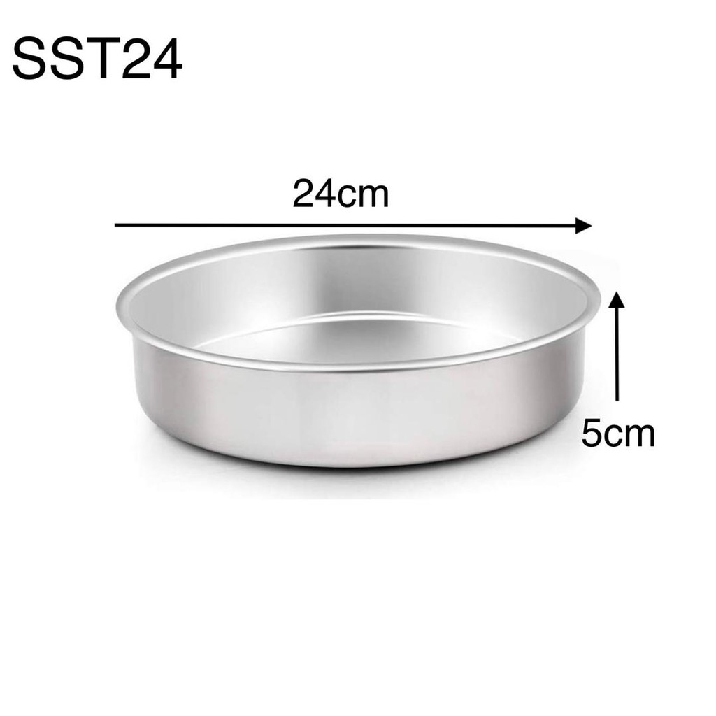 Stainless Steel Cake Pan Inches SIZES Stainless Steel Round Baking