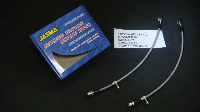 For 1993-2002 Corolla E110 Stainless Steel S/S Braided Brake Lines Hoses Cables