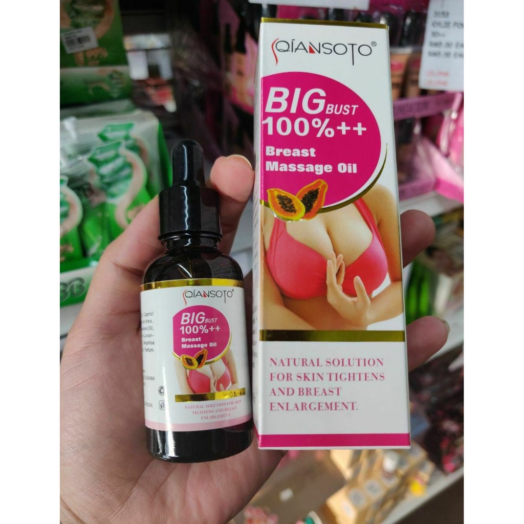 💯Original QIANSATO BIG BUST 100% ++ BREAST LIFTING & ENLARGEMENT MESSAGE  OIL 40ml | Shopee Malaysia