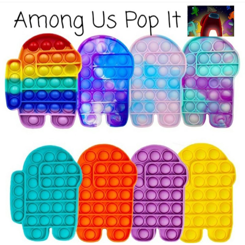 Among Us Pop It Push Pop Bubble Fidget Toy | Shopee Malaysia