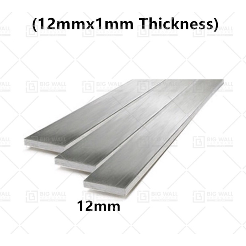 Aluminium Flat Bar 2ft 3ft 4ft 5ft | Shopee Malaysia