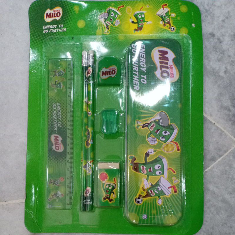Original Milo Collectible Stationery Complete Set | Shopee Malaysia