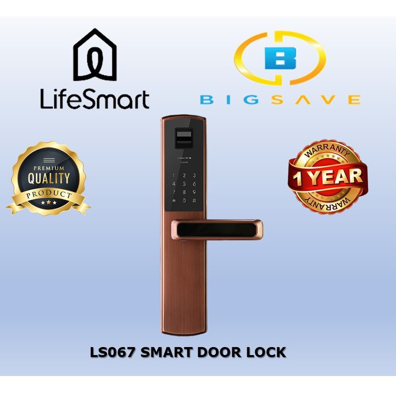 LIFESMART LS067 SMART DOOR LOCK Shopee Malaysia