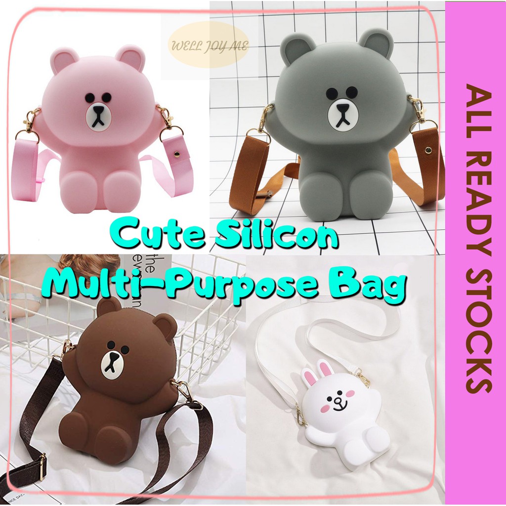 Silicone discount shoulder bag