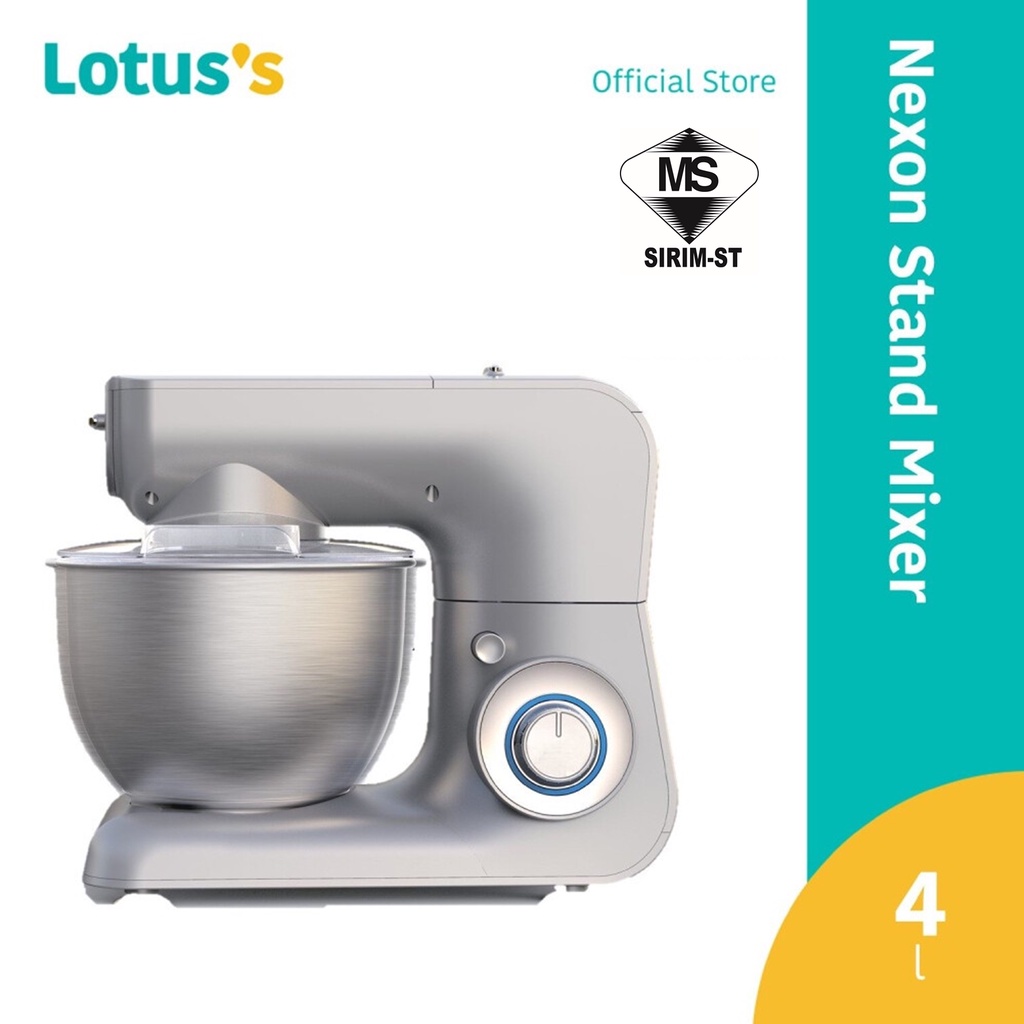 Nexon Stand Mixer Stainless Steel (4L) NXSM6336 Shopee Malaysia