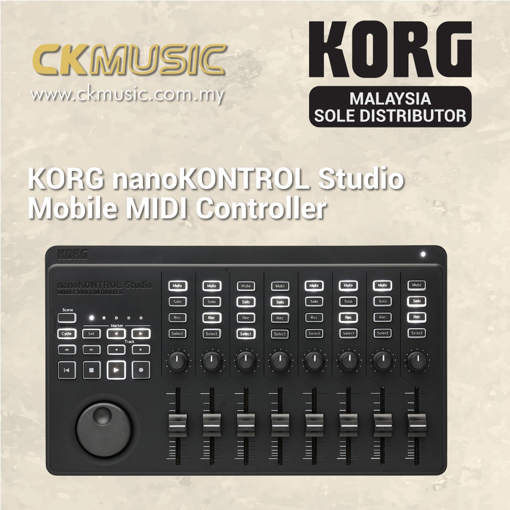 KORG nanoKONTROL Studio Mobile MIDI Controller