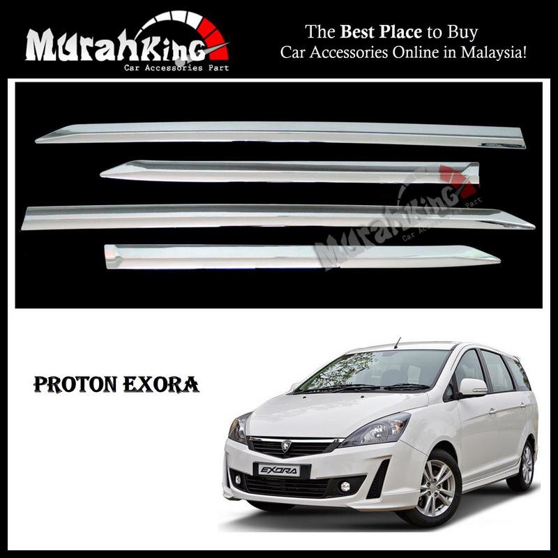 Proton Exora 20092018 Car Side Door Chrome Moulding (4Pcs) Shopee