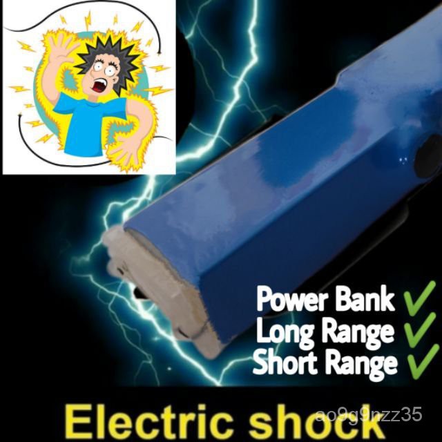 Ready Stock Electric Shock Taser Stun Ready Stock Rechargeable Flashlight Powerbank Portable