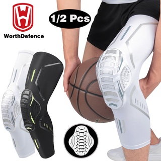 WorthWhile 1PC Basketball Knee Pads Protector Compression Sleeve Honeycomb  Foam Brace Kneepad Fitness Gear Volleyball Support