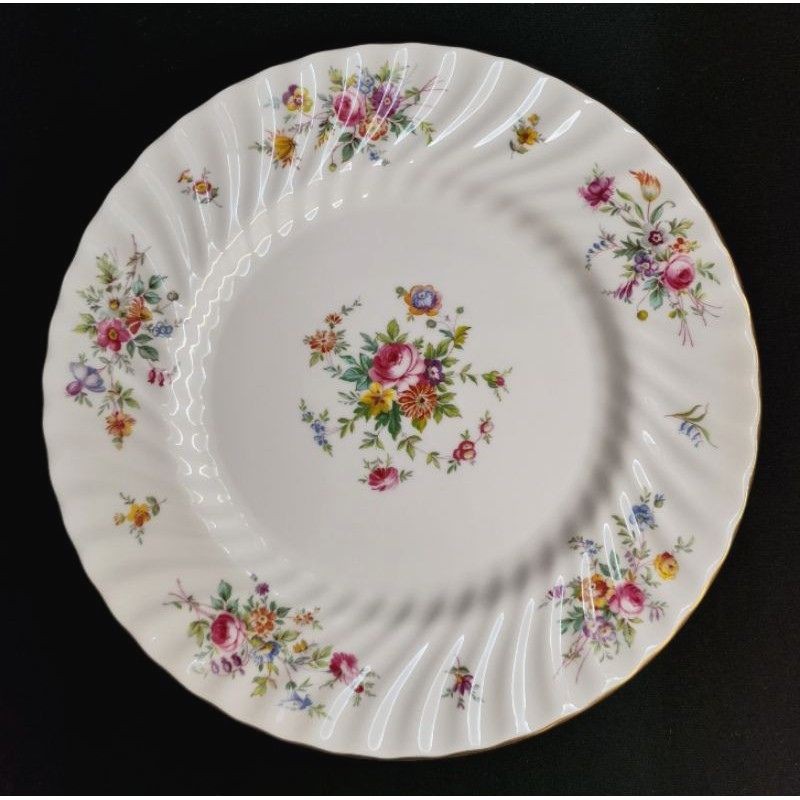 Minton 🇬🇧 27cm Made In England Marlow Bone China Dinner Plate | Shopee ...