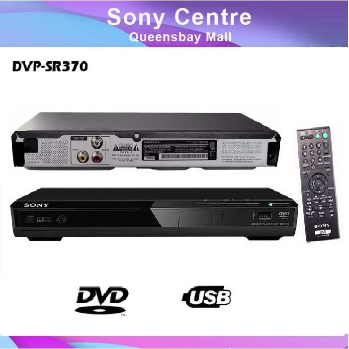 Sony DVD Player with USB Connectivity DVPSR370 Shopee Malaysia