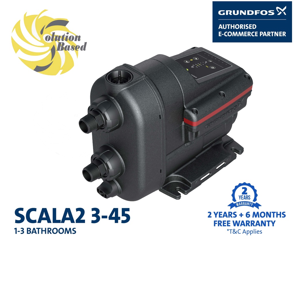 Grundfos SCALA2 3-45 Home Water Pressure Booster Pump | Shopee Malaysia