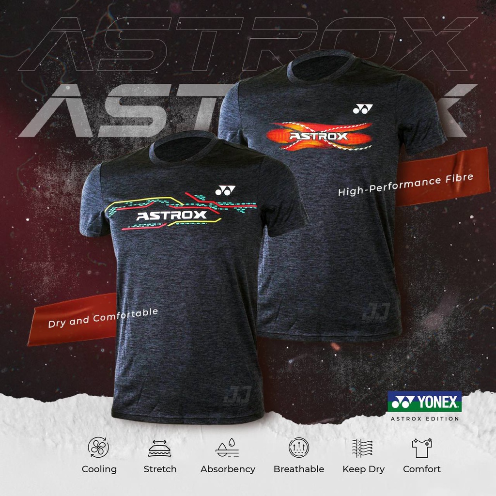 Yonex ASTROX Round Neck T-shirt ( 100% 0riginal ) | Shopee Malaysia