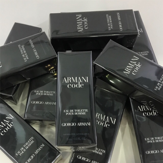 Giorgio Armani Code Pour Homme EDT 20ml Travel Spray Perfume