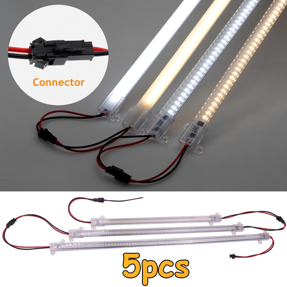 1/5Pcs 30cm 40cm LED Rigid Strip Light Floodlight Tubes Bar 2835 SMD ...