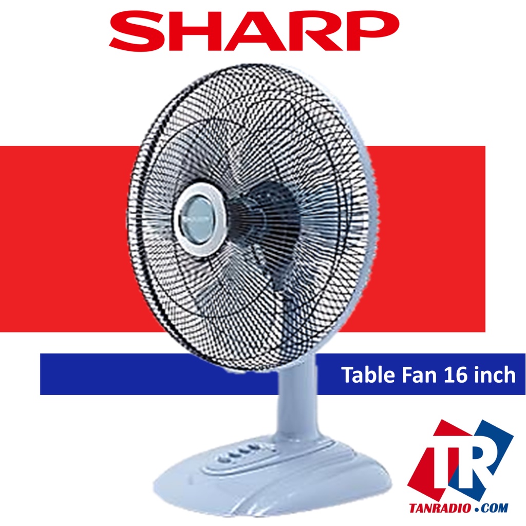 SHARP 16inch Table Fan Desk Fan Kipas Meja PJT169BL Blue Kipas Meja ...