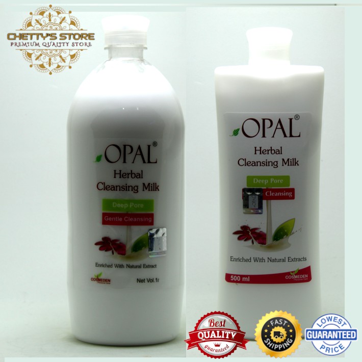 Opal Herbal Cleansing Milk Deep Pore Gentle Cleansing 500ML 1L