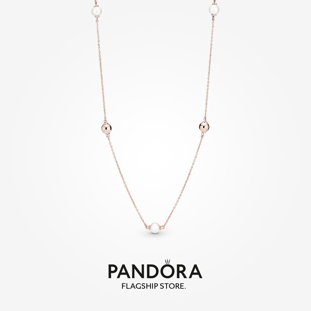 Pandora pearls deals necklace