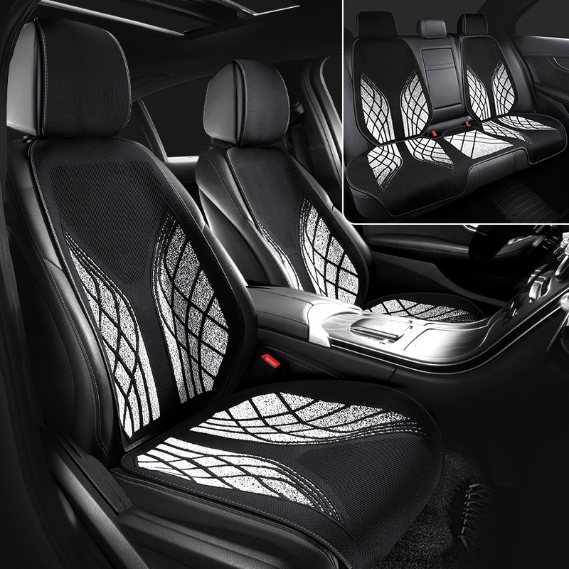 SEAMETAL Knitted Car Seat Cover FLYKNIT TECHNOLOGY Seats Cushion Comfortable Breathable Full Set
