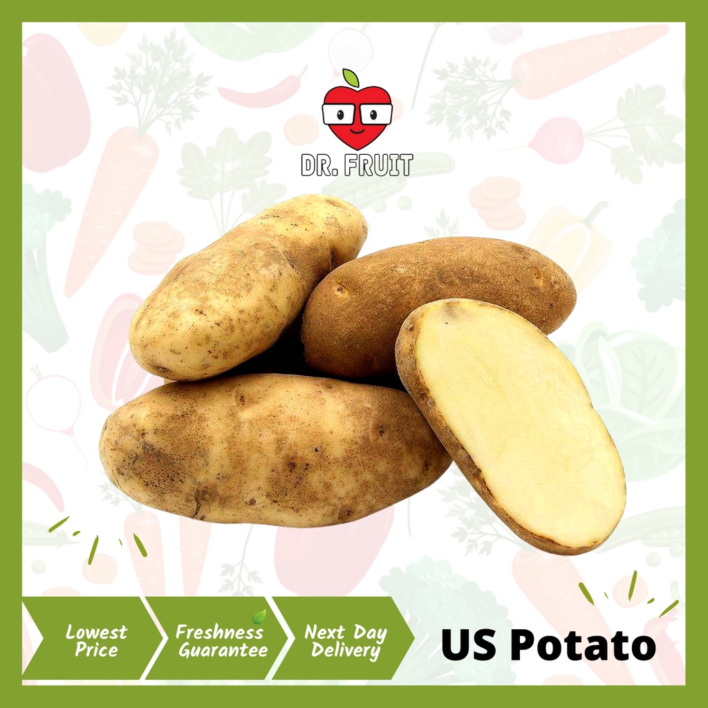 US Potato 800g± 美国土豆/马铃薯 | Dr.fruit /Ubi Kentang | Shopee Malaysia