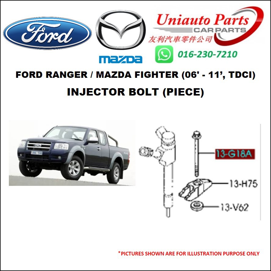 FORD RANGER / MAZDA BT50 ('06 - '11, TDCI) INJECTOR BOLT (PIECE ...