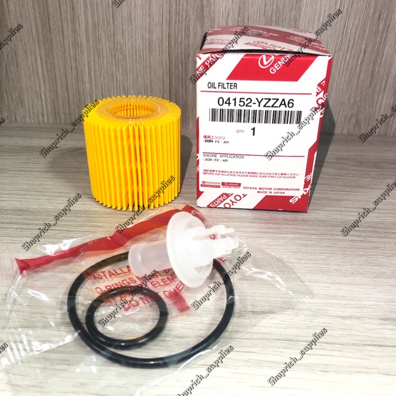 TOYOTA A6 OIL FILTER (04152-YZZA6) WISH, ALTIS, HARRIER, PRIUS | Shopee ...