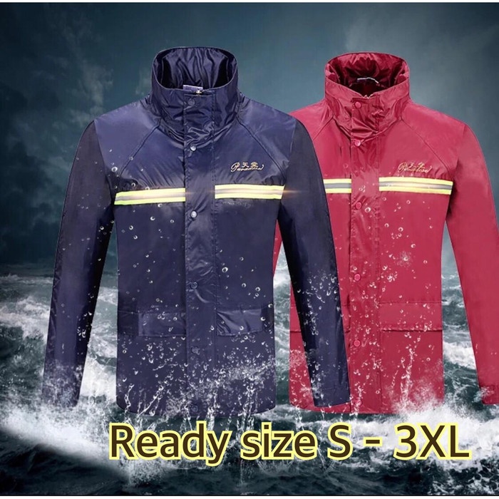 100 Original Paradise Pants Suit Raincoat/Raincoat Maroon, S Keren