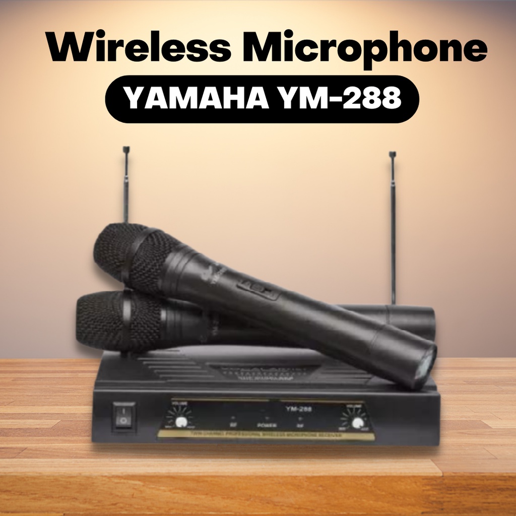 Yamaha YM288 Very High Frequency Dval Channel Professional Wireless