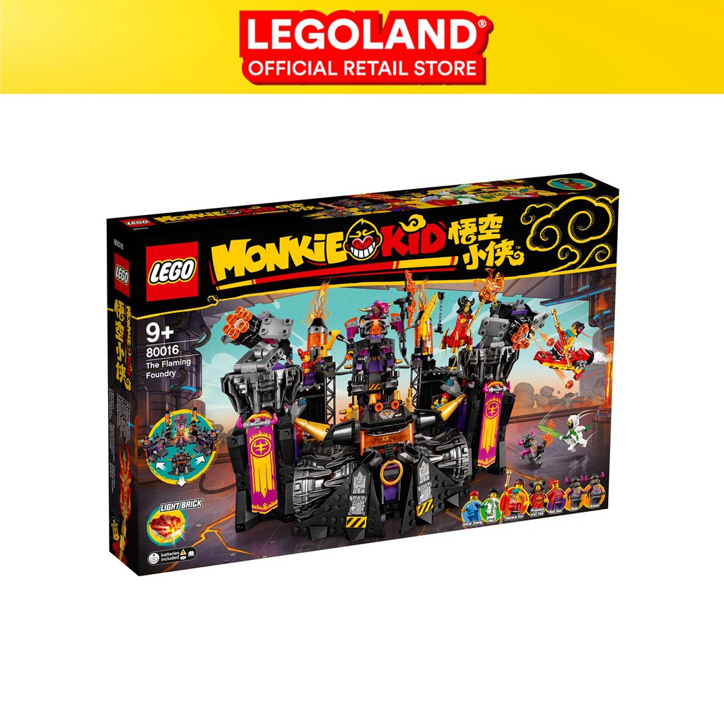 Lego monkie kid the flaming foundry outlet